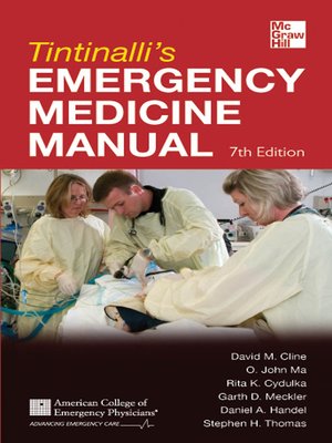 cover image of Tintinalli's Emergency Medicine Manual